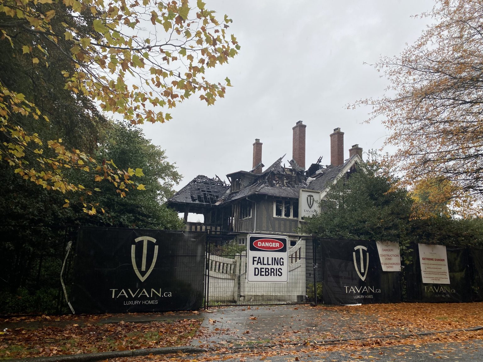 Another mysterious fire in an empty Vancouver mansion