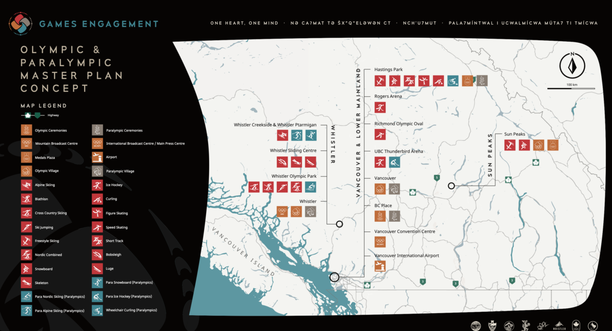 Vancouver 2030 Proposed Venues Map  1200x649 