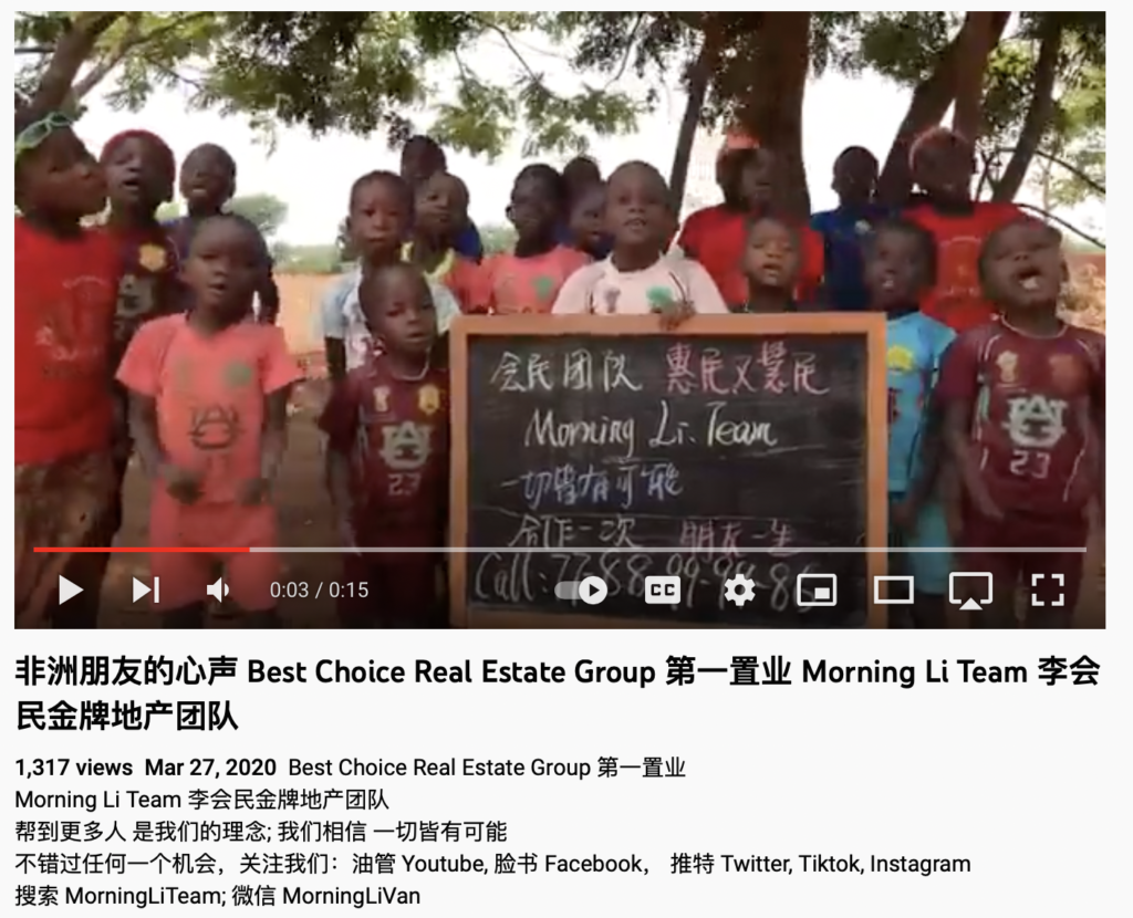 Real estate agent running on NPA Vancouver city council slate hides controversial promo video starring African children